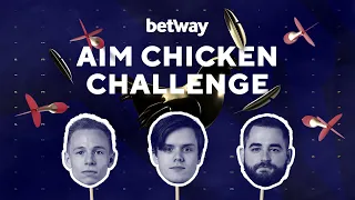 FALLEN, ELIGE, REZ, OLOF THROW DARTS AT CHICKENS | betway Chicken Challenge