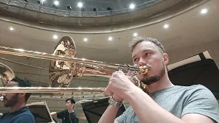 S. Prokofiev "Romeo and Juliet" bass trombone and tuba excerpt from "Dance of the Knights"