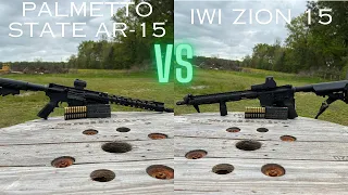 Palmetto State Armory AR-15 Vs. IWI Zion 15