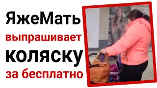 Яжемать выпрашивает коляску за бесплатно