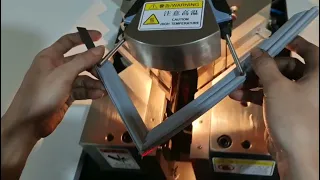 automatic welding corner machine for PVC refrigerator door gasket profiles