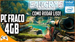 FAR CRY 5 Em PC FRACO Sem Placa de Vídeo Intel HD Graphics 4gb de RAM vs 8gb - 606