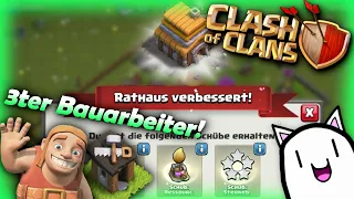 Der 3te Bauarbeiter und Rathaus lvl 5!