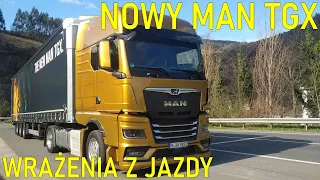 Nowy MAN TGX - wrażenia z jazdy i wycieczka po kabinie