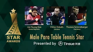 2017 ITTF Star Awards | Who Will be the Male Para Table Tennis Star?