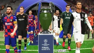 PES 2019 | Final UEFA Champions League | Juventus vs Barcelona | Gameplay PC | Ronaldo vs Messi