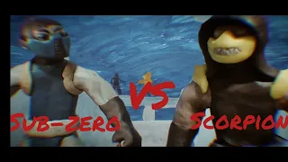 Sub-zero vs Scorpion MKII (clay animation)1/8