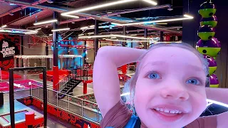 Secret for daddy! Alone at JumpYard VLOG