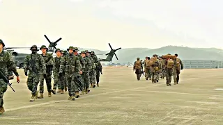 US Marines and Republic of Korea Marines Conduct Air Assault Training | PRACTICE COLLECTION
