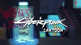 A Cyberpunk 2077 Cartoon with Cas van de Pol