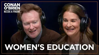 Melinda French Gates On The Value Of Women’s Education | Conan O'Brien Needs A Friend