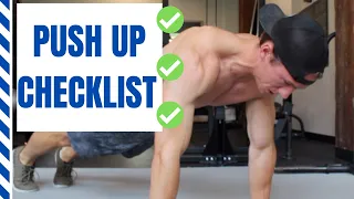 Push Up Checklist | (AVOID MISTAKES!)