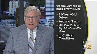 Wrong-Way Crash In Fort Pitt Tunnel