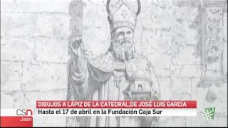 Dibujos a grafito de la Catedral de Jaén por José Luis García