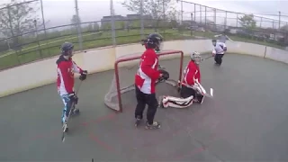 GoPro Roller Hockey | Unlucky Goal, Knock The Ref Down (HD)