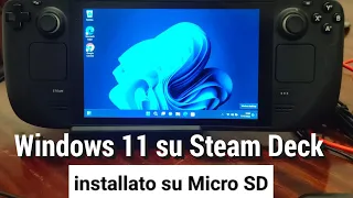 Windows su Steam Deck!! Guida installazione su Micro SD