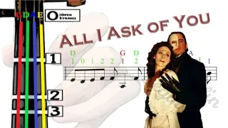 All I Ask of You | The Phantom of the Opera | Violin Tutorial | Musical | 小提琴 | 歌劇魅影 [Level 3]