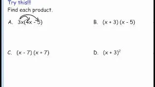 Quadratics - Vertex form to General form part 1- lesson.wmv