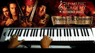 Pirates of the Caribbean Theme (Cover/Tutorial) |  Reference Videos | Intermediate Level | Keyboard