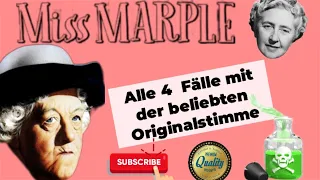 MISS MARPLE    Alle 4 FÄLLE mit Mr Stringer  #krimihörspiel  #retro #hörmalzu