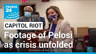New Jan. 6 footage shows Pelosi, leaders as crisis unfolded • FRANCE 24 English