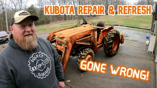 Kubota Tractor Steering Repair Adventure Gone Wrong: From Refresh to Regret!
