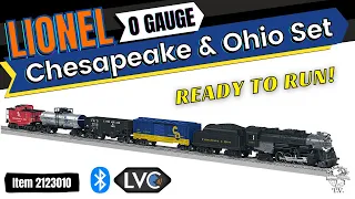 O Gauge Lionel - "CHESAPEAKE & OHIO" Train Set with VOICE CONTROL!