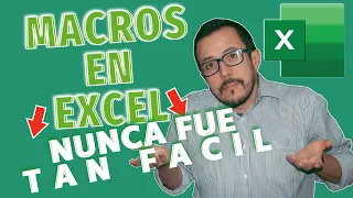 ⭐️ ¿Cómo usar MACROS en EXCEL? 😱 más fácil IMPOSIBLE 😱