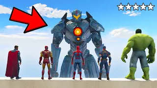 AVENGERS ARMY VS ROBOT GOD ARMY IN GTA 5