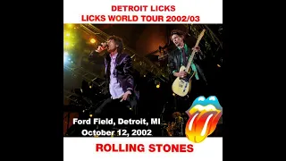 The Rolling Stones Live Full Concert Ford Field, Detroit, 12 October 2002