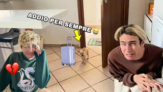 DICIAMO ADDIO AL NOSTRO CAGNOLINO PER SEMPRE! VA VIA DA CASA!! **EMOZIONANTE**