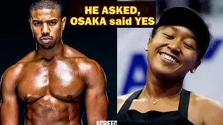 Naomi Osaka Ellen Degeneres and Michael B Jordan PERFECT TRIO