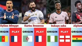 African Origin Football Players Who Represent European Countries