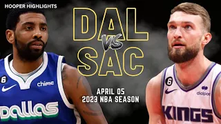 Dallas Mavericks vs Sacramento Kings Full Game Highlights | Apr 5 | 2023 NBA Season
