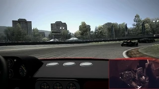 Assetto Corsa: Ferrari 288 GTO vs Blackwood - Heel and Toe Braking [Foot Cam]