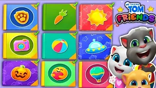 💜Sticker's Book📚Complete My Talking Tom Friends Gameplay Walkthrough game 🎯