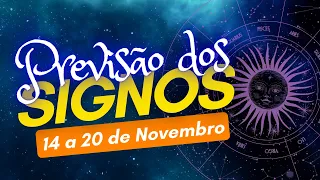 PREVISÕES DOS SIGNOS / Horóscopo de 14 a 20/11 com Tarólogo Diego