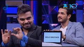 Konchem Touch Lo Unte Chepta - Comedy Celebrity Talk Show - Akhil Akkineni - Zee Telugu