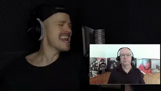 Reaction to Erik Grönwall - Rainbow in the Dark (Dio cover)