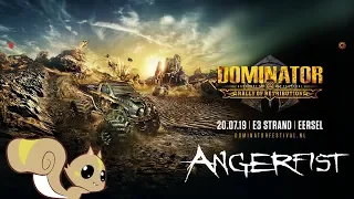 Angerfist Dominator Festival 2019 Rally of Retribution (the last few minutes on the dominator)