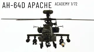 How to build a flying APACHE firing a Hellfire | Academy AH-64D | 1/72 scale