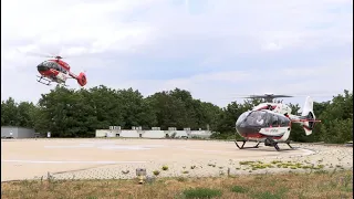 DRF Luftrettung | Landung Jubiläumsmaschine + Start Christoph 89 | Airbus H145 | D-HXFH + D-HDSN