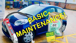 Basic Car Maintenance. DIY Oil Change + Tyre Pressures on CityBug + Using Diesel as Engine Flush