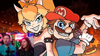 Реакция на BOWSETTE in 23 Animation Styles! ■ The Chalkeaters' Mario Song Remake