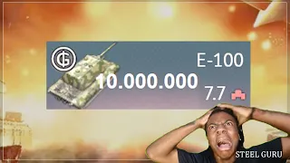 RAREST E-100 GRIND Experience 💥💥💥 The most EXPENSIVE tank in game !!!