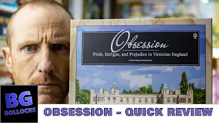 Obsession Board Game - Quick review