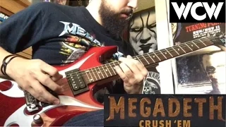 Goldberg "Crush Em" WCW theme guitar cover (MEGADETH)