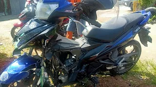 SYM VF3i 185 saddest day!!  #motorcycle  accident