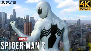 Marvel's Spider-Man 2 PS5 - Classic Black Suit Free Roam Gameplay (4K 60FPS)