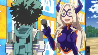 Deku interview with Mt lady (dub) | My hero academia season 5 episode 13